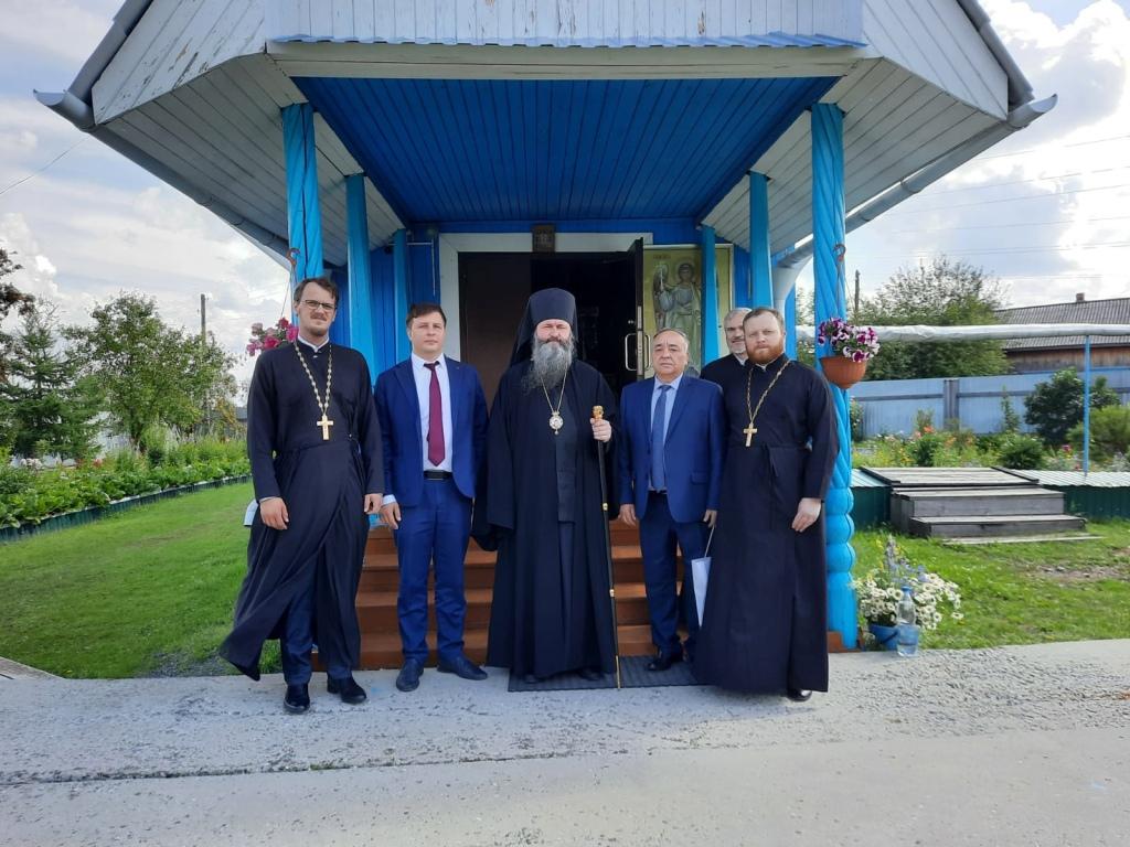 Сосьву посетил временно исполняющий обязанности главы Серовской епархии Феодосий