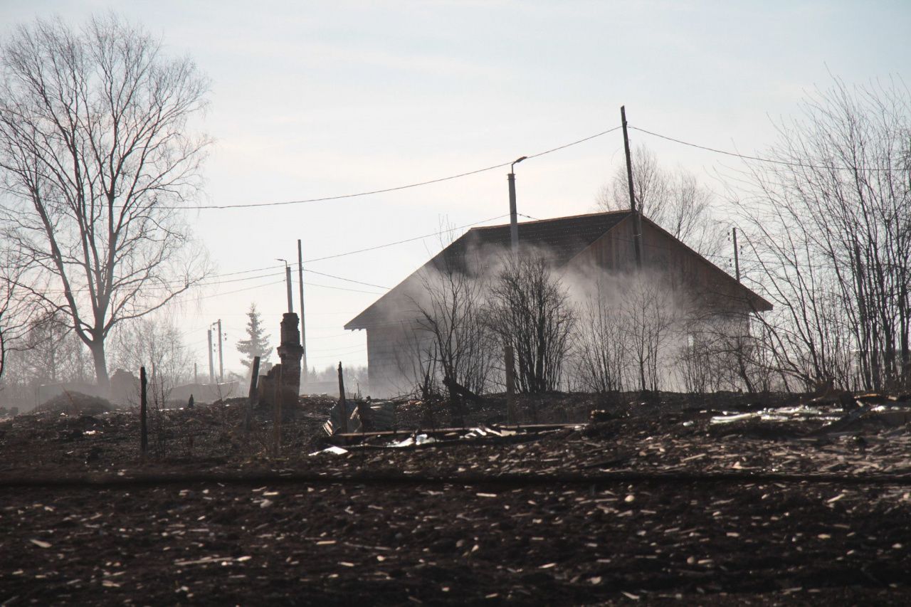 В Сосьве после пожара расчистили 91 участок из 125