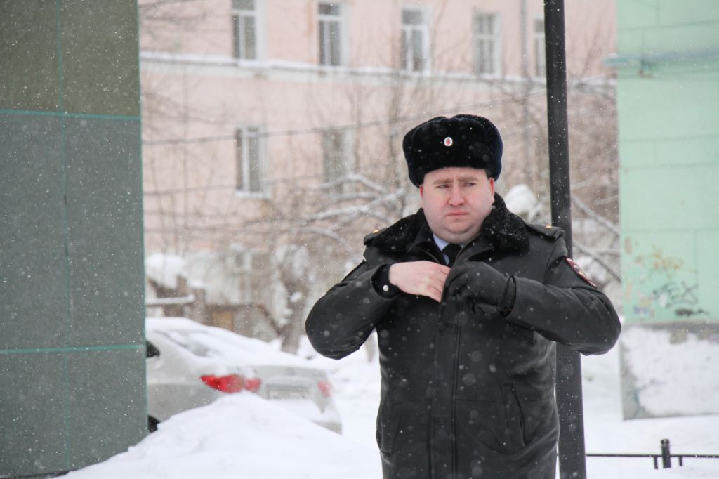Начальник полиции Серова Максим Метелица. Фото: Константин Бобылев, "Глобус"