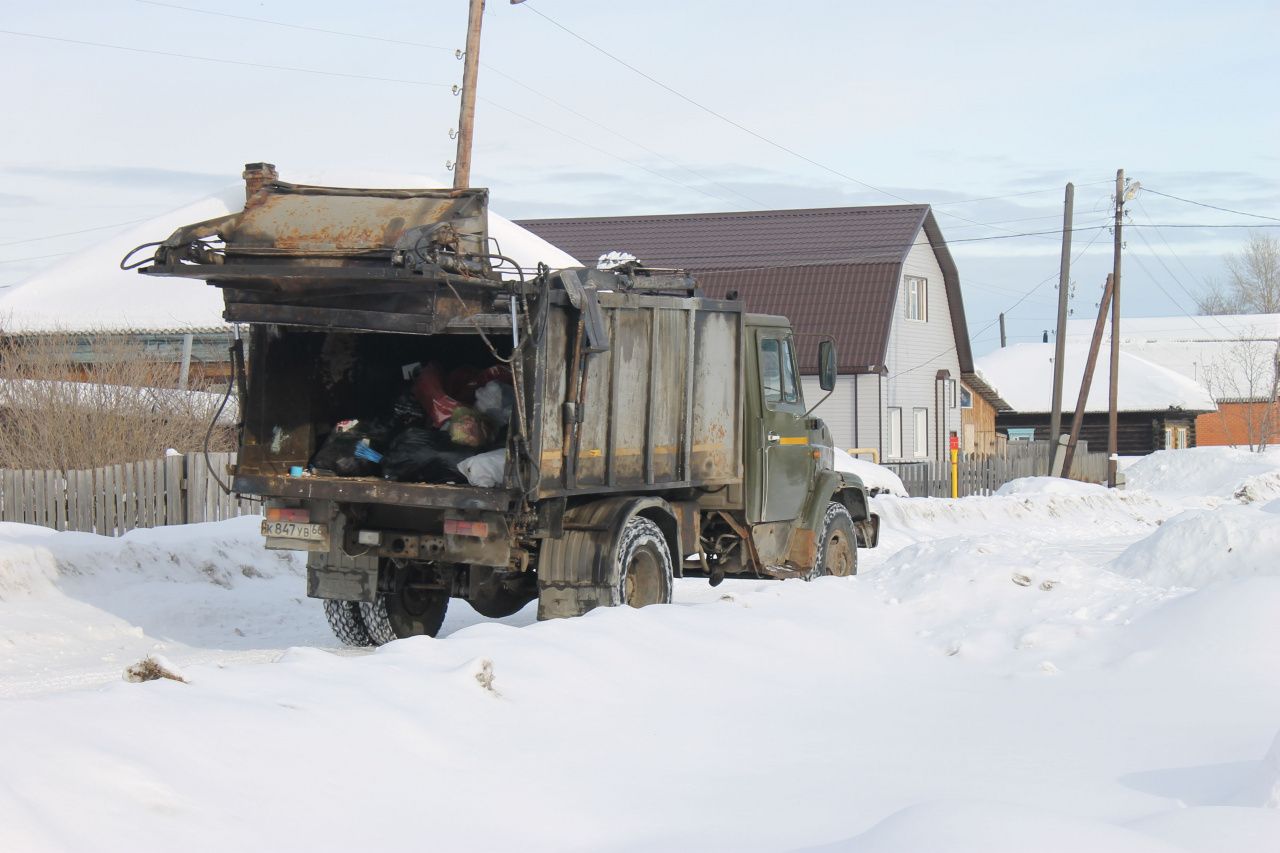 В Сосьвинском горокруге из-за холодов отменили бесконтейнерный сбор мусора