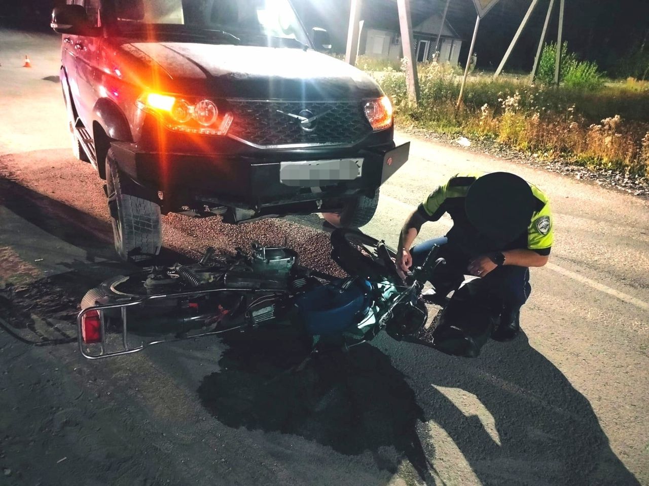 Несовершеннолетний мотоциклист из Дерябино попал в ДТП в Восточном