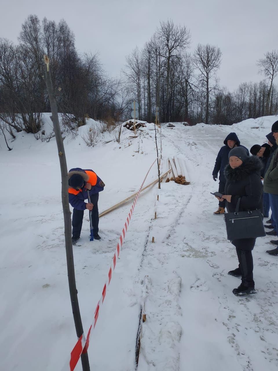 Увеличена грузоподъемность ледовой переправы в Магина