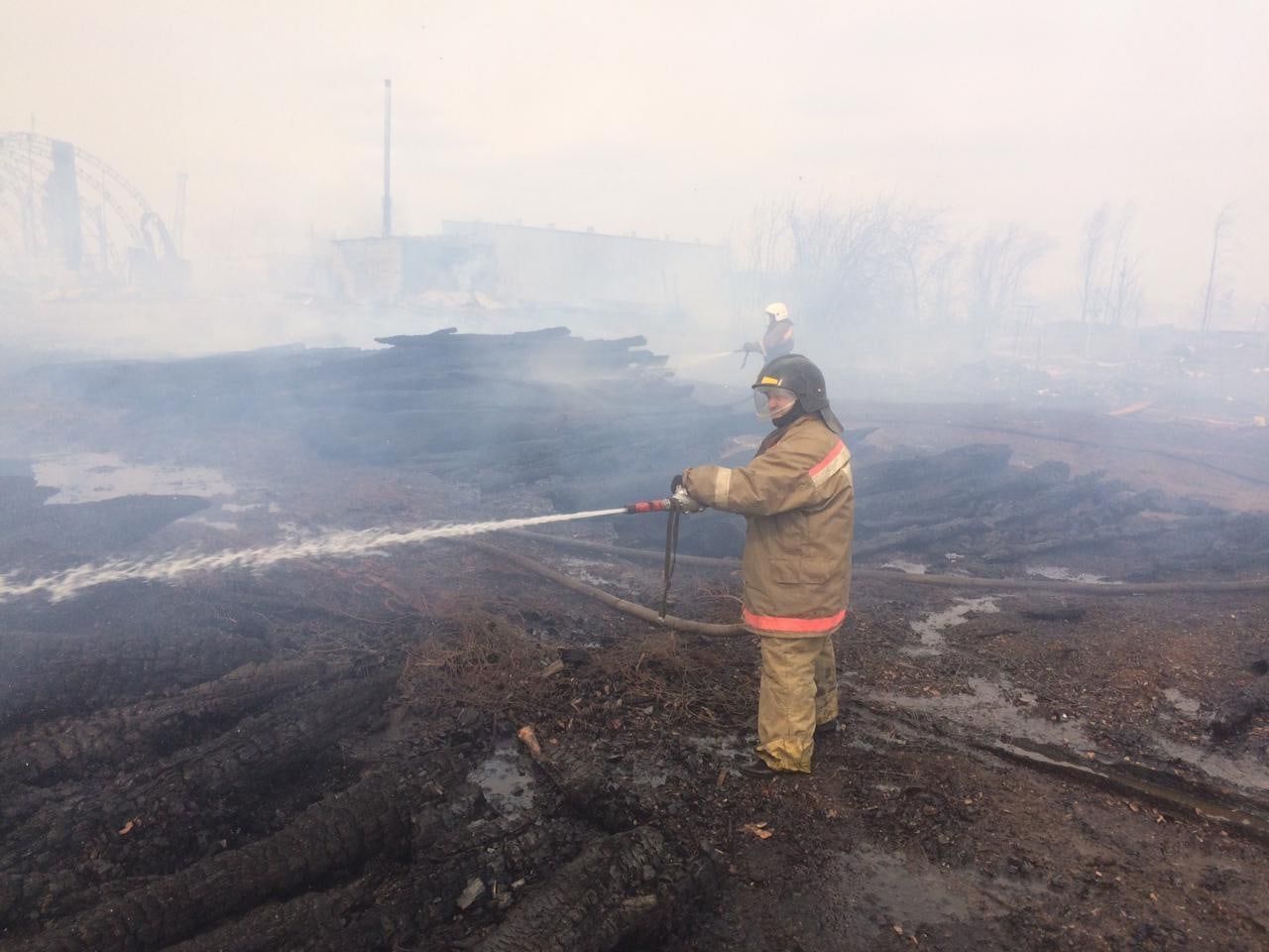 Начальник пожарной части ИК-54 прервал лечение и отправился тушить пожар в Сосьве