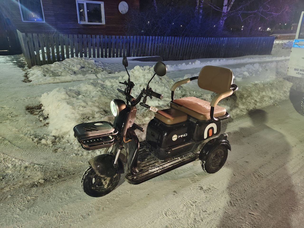 Бесправника на трехколесном электровелосипеде остановила ГАИ в Сосьве