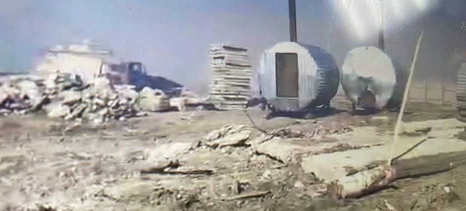 Очевидец нового пожара в Сосьве заснял происходящее на телефон