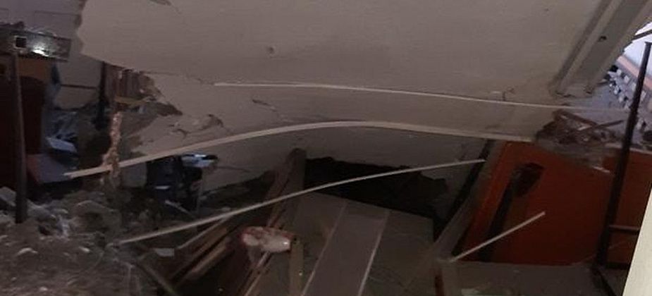 В общежитии Краснотурьинского индустриального колледжа обрушился потолок