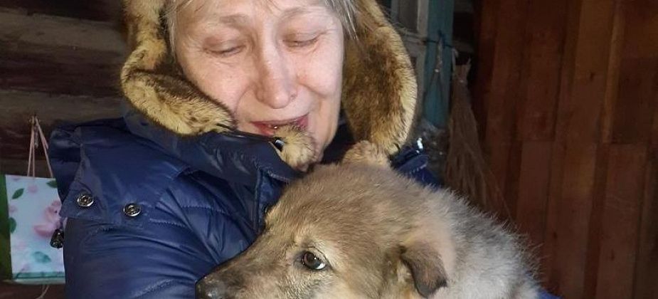 Жительница Сосьвы забрала подкинутого щенка