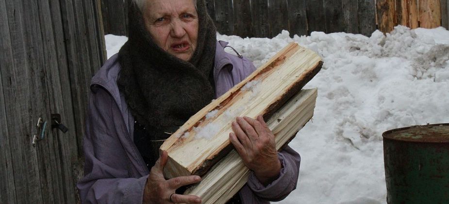 Бабушка, неси дрова!