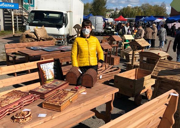 Серовчане могли приобрести продукцию сосьвинской колонии на городской ярмарке