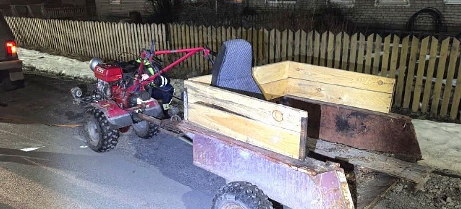 В Сосьве задержан пьяный бесправник за рулем мотоблока