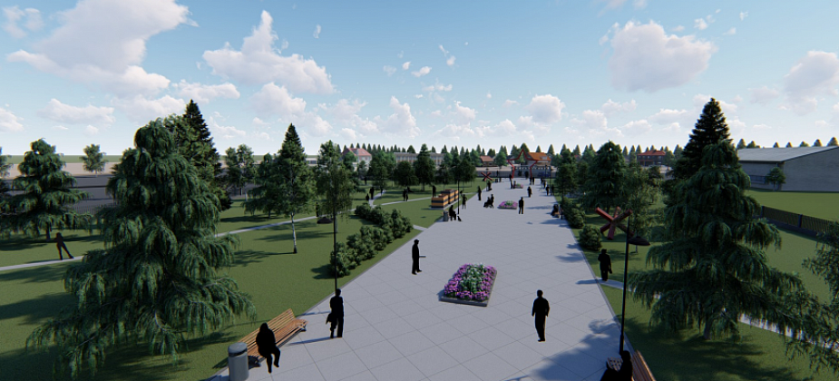 На благоустройство парка Победы в Сосьве потратят более 9 миллионов рублей