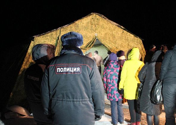 Полиция обеспечила охрану общественного порядка на мероприятиях, посвященных празднованию Крещения Господня