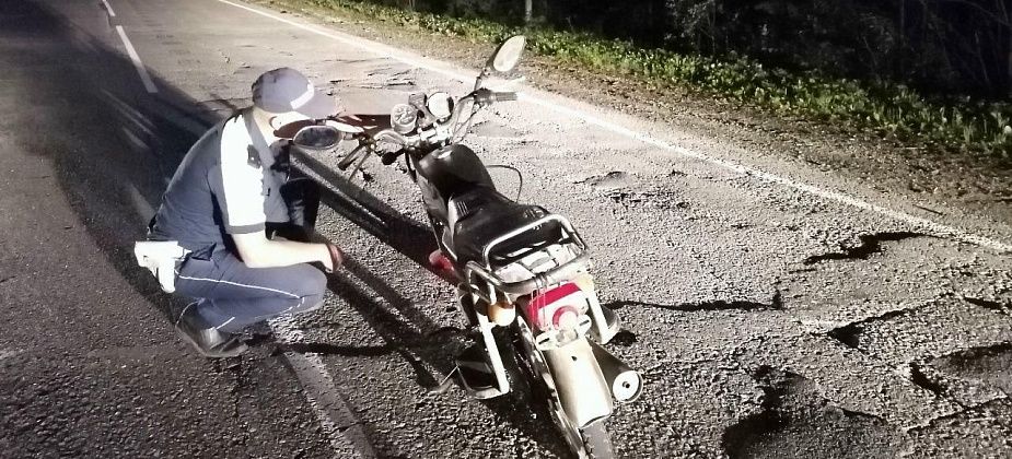 Под Сосьвой в ДТП попал краснотурьинец на мопеде