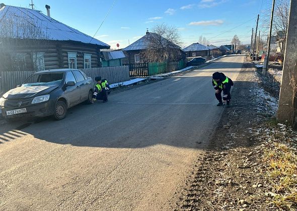 В Гарях автомобиль сбил пешехода