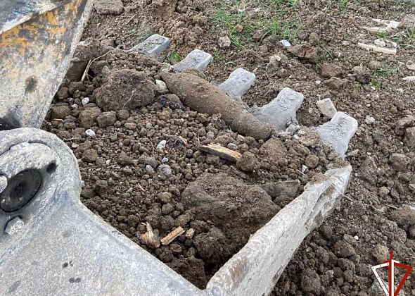 В Сосьве при строительстве многоквартирного дома для погорельцев нашли мину