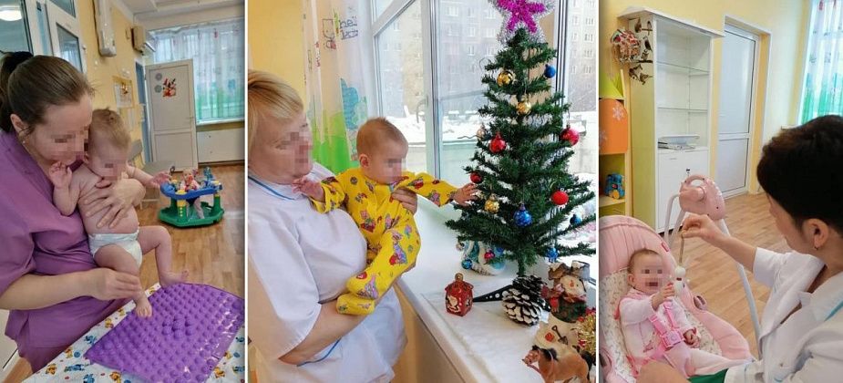 Полина из Карпинска встретила Новый год в доме ребенка 