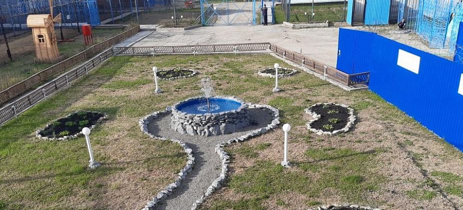В сосьвинской колонии запустили фонтан