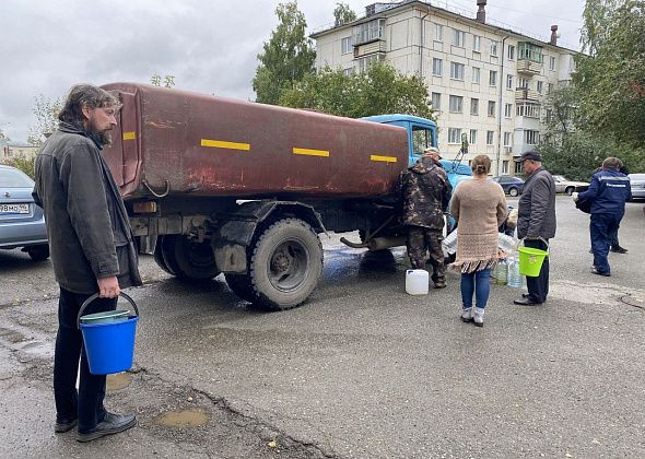 Из-за аварийной ситуации в Сосьве организуют подвоз воды